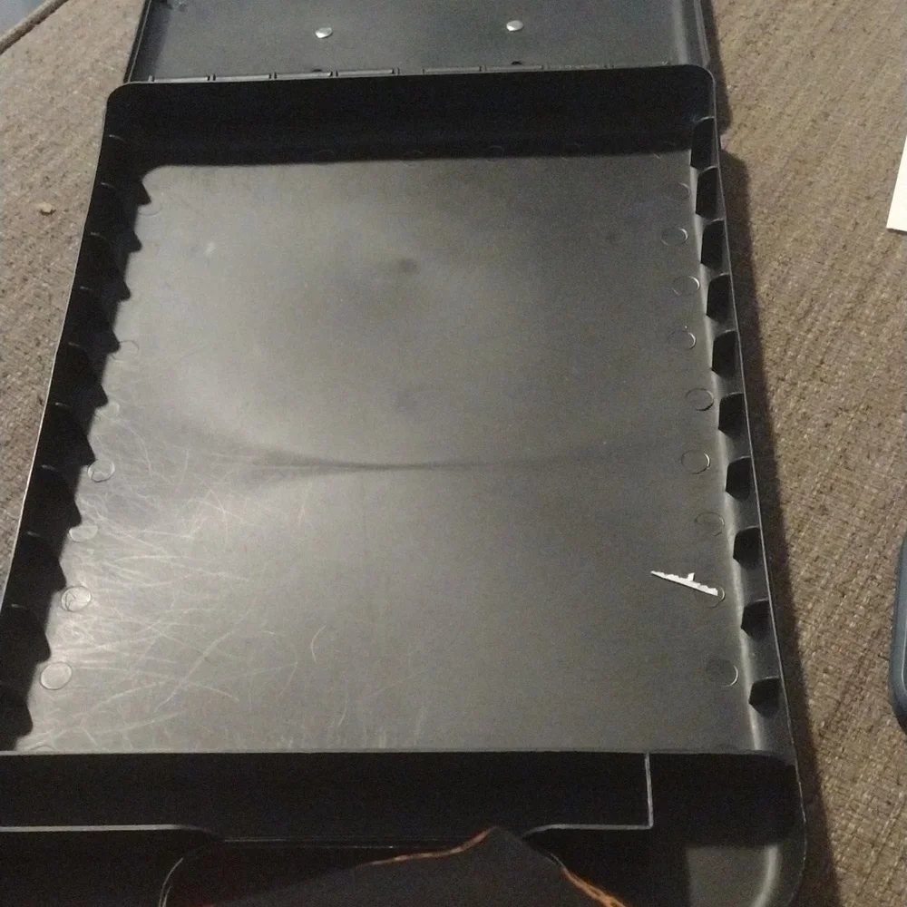 🗂️ Black Portable File Organizer with Calculator Case | Offers Welcome!